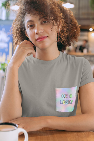 Koszulka z kieszonką UR A LOSER