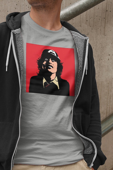 Koszulka z naszywką AC/DC Angus Young