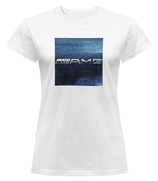 Bluzka damska z naszywką Mercedes AMG