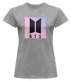 Bluzka damska z naszywką BTS LOGO 02