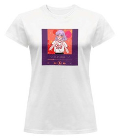 Bluzka damska z naszywką Euphoria