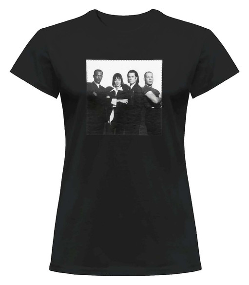 Bluzka damska z naszywką Pulp Fiction Squad 01