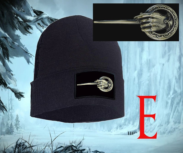 Czapka zimowa z naszywką WINTER IS COMING GRA O TRON