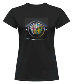 Bluzka damska z naszywką Alfa Romeo 01