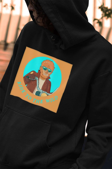 Bluza z naszywką Ride to the wild