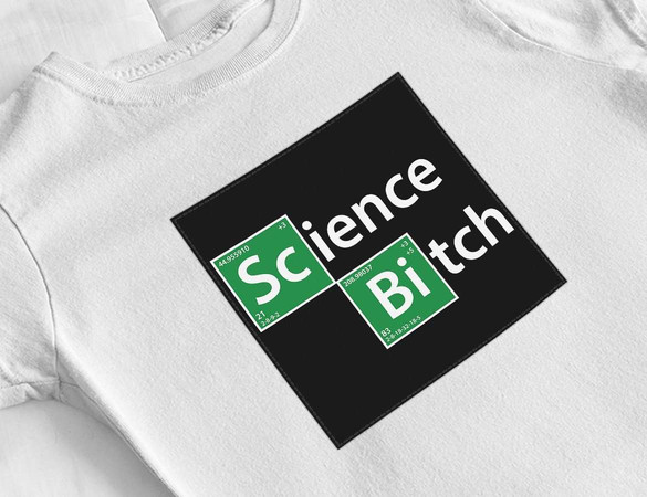 Bluzka damska z naszywką Breaking Bad science b.