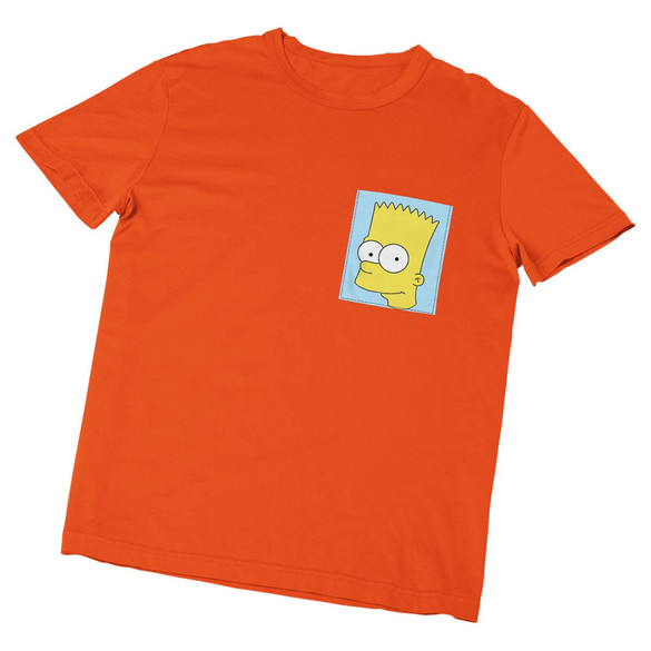Koszulka z kieszonką BART SIMPSON FACE