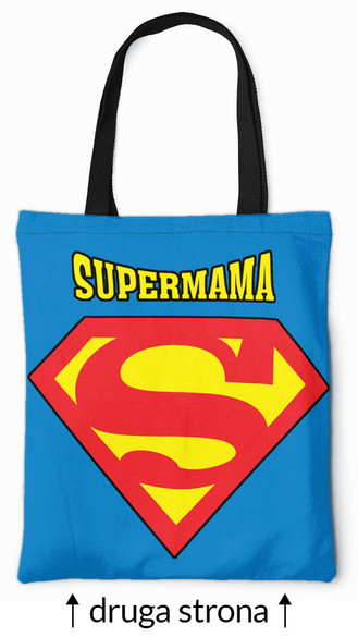 Torba na ramię SUPERMAMA + IMIĘ 4