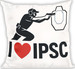 Poduszka dla strzelca I LOVE IPSC 40x40cm