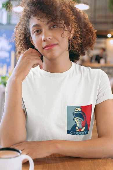 Koszulka z kieszonką CIASTECZKOWY POTWÓR 02