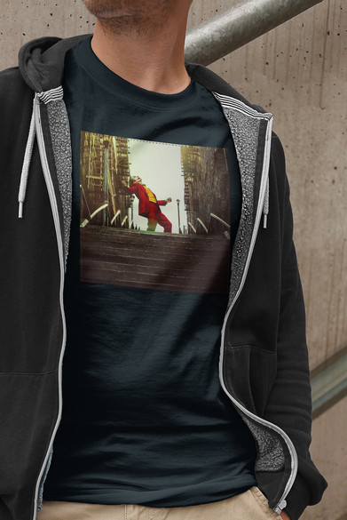 Koszulka z naszywką Joker Dance 02