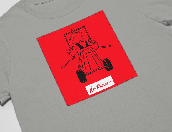 Koszulka z naszywką Redrum