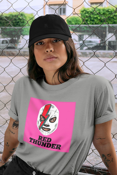 Koszulka z naszywką Red Thunder