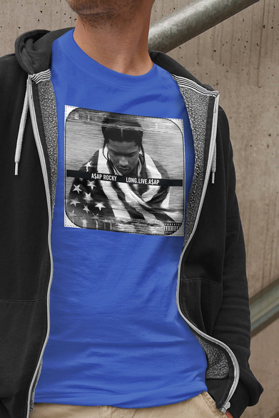 Koszulka z naszywką Asap Rocky Long.Live.