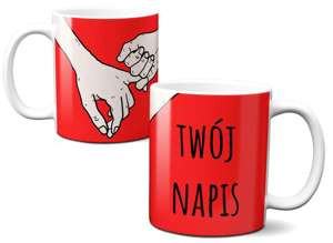 Kubek na Walentynki DODAJ NAPIS!