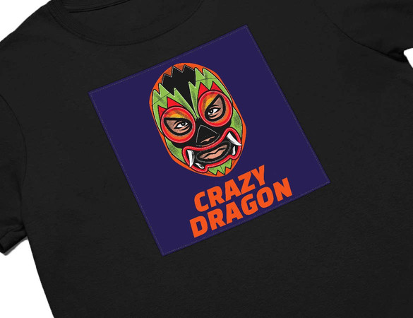 Koszulka z naszywką  Crazy Dragon