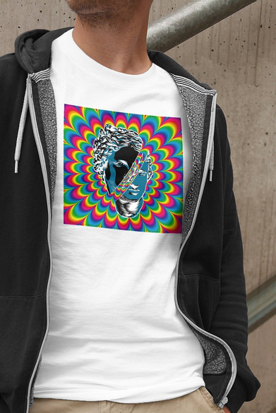 Koszulka z naszywką Psychodelic Athena