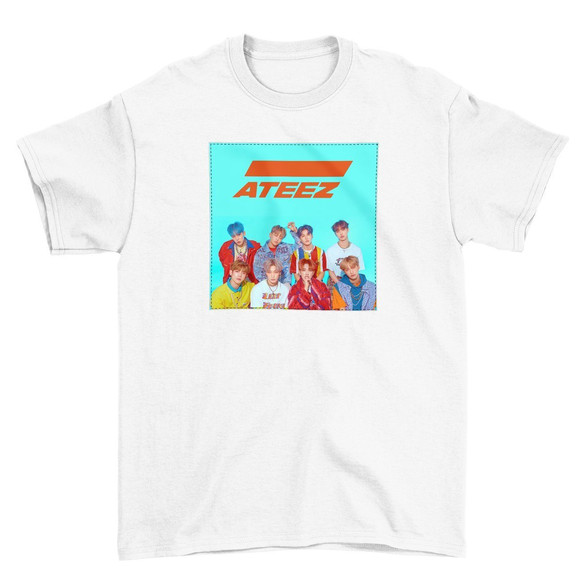 Koszulka z naszywką ATEEZ  band