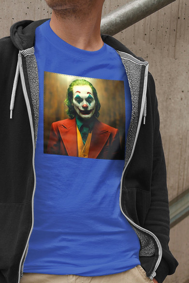 Koszulka z naszywką Joker Lift Scene