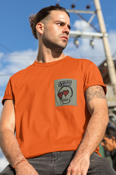 Koszulka z kieszonką 5 SECONDS OF SUMMER 02