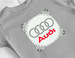 Bluzka damska z naszywką Audi 02