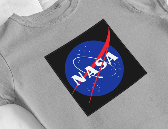 Bluzka damska z naszywką NASA logo