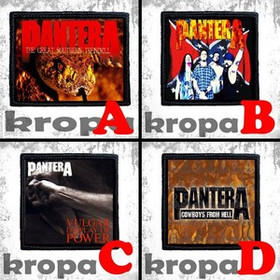 Naszywka PANTERA 8 X 8 cm Dużo Wzorów!