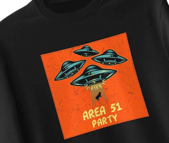 Bluza z naszywką Area 51 Party