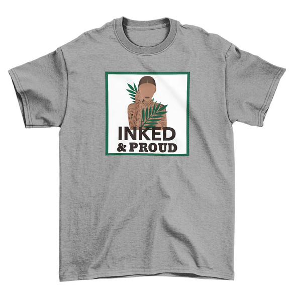 Koszulka z naszywką Inked&Proud