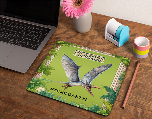 Podkładka Dinozaury Pterodaktyl – dodaj imię 36x29cm