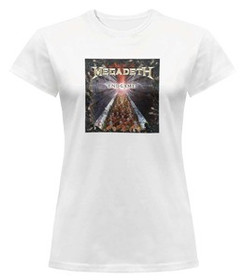 Bluzka damska z naszywką Megadeth Endgame