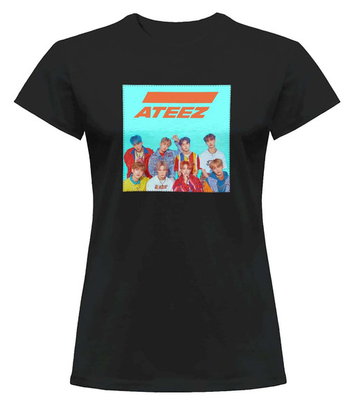 Bluzka damska z naszywką ATEEZ band