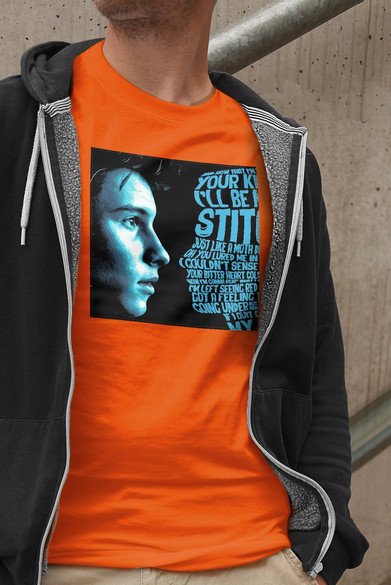 Koszulka z naszywką Shawn Mendes 02