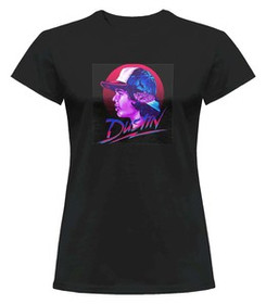 Bluzka damska z naszywką Stranger Things Dustin