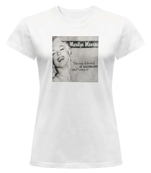 Bluzka damska z naszywką Marilyn Monroe 02