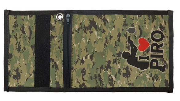 Portfel dla strzelca I LOVE PIRO