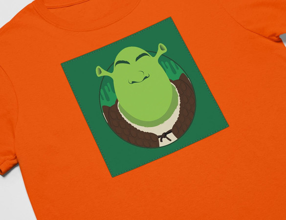 Koszulka z naszywką SHREK