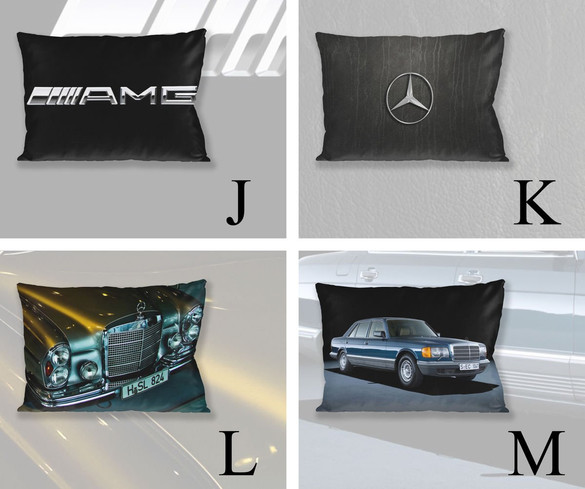 Zestaw MERCEDES poduszka+kubek+GRATIS!  WZORY