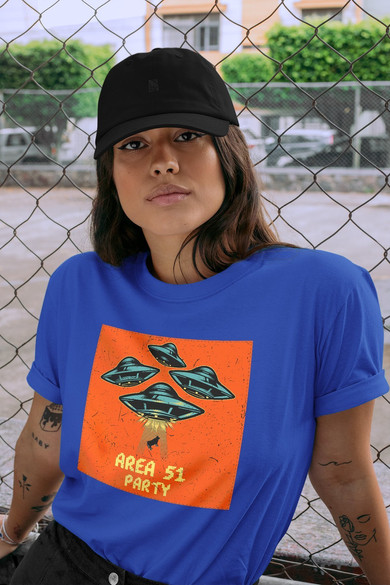 Koszulka z naszywką Area 51 Party
