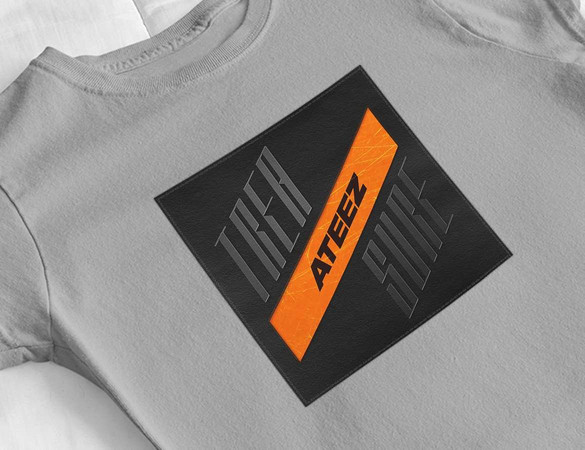 Bluzka damska z naszywką ATEEZ Treasure