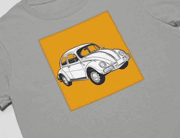 Koszulka z naszywką Volkswagen Beetle