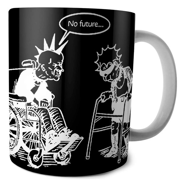 Kubek OLD PUNKS NEVER DEAD na Prezent +imię