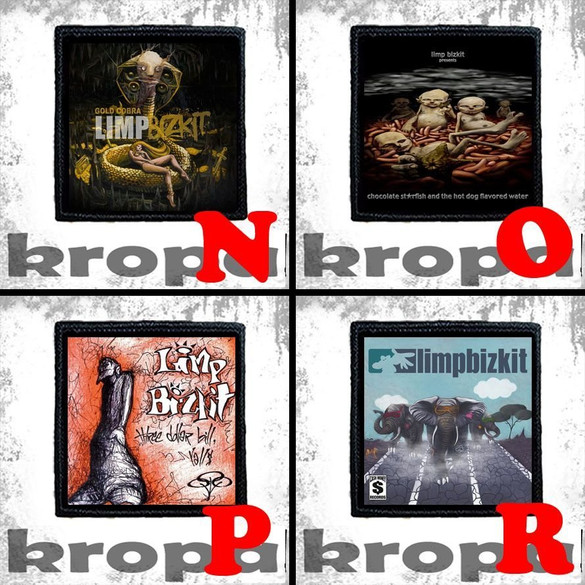 Naszywka LIMP BIZKIT 8 X 8 cm Dużo Wzorów!