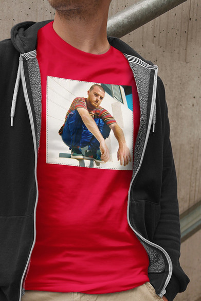 Koszulka z naszywką Euphoria Fezco