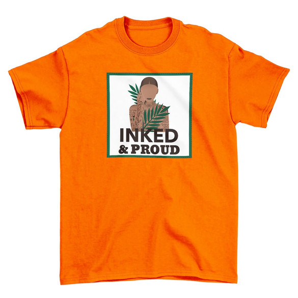 Koszulka z naszywką Inked&Proud