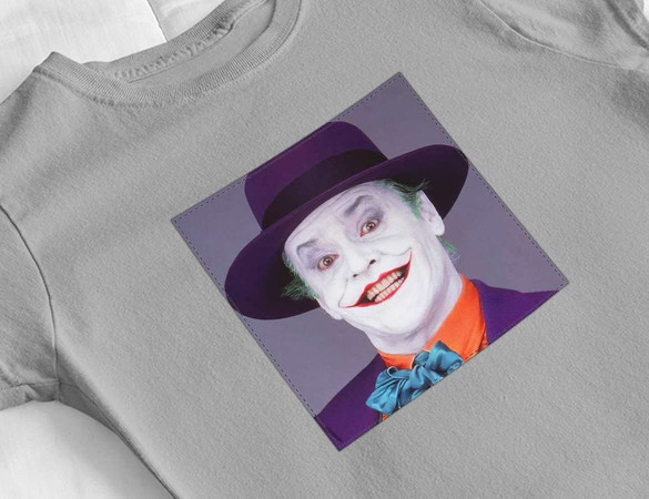 Bluzka damska z naszywką Joker Jack Nicholson 02