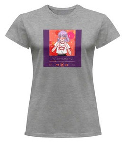 Bluzka damska z naszywką Euphoria