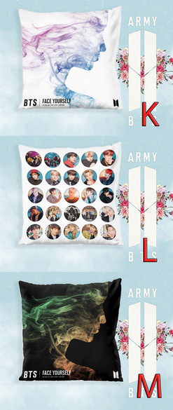 Poduszka BTS DUŻO WZORÓW 40x40 