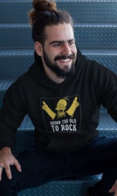 Bluza z naszywką NEVER TOO OLD TO ROCK