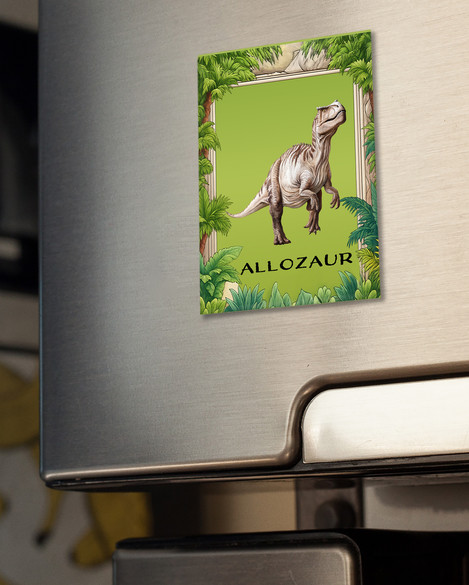 Magnes Dinozaury Allozaur z dowolnym imieniem